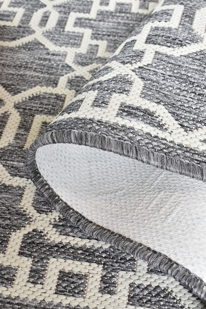 Alaska Indoor Outdoor 08 Grey Cream Rug - Image 15