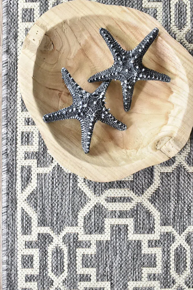 Alaska Indoor Outdoor 08 Grey Cream Rug - Image 16