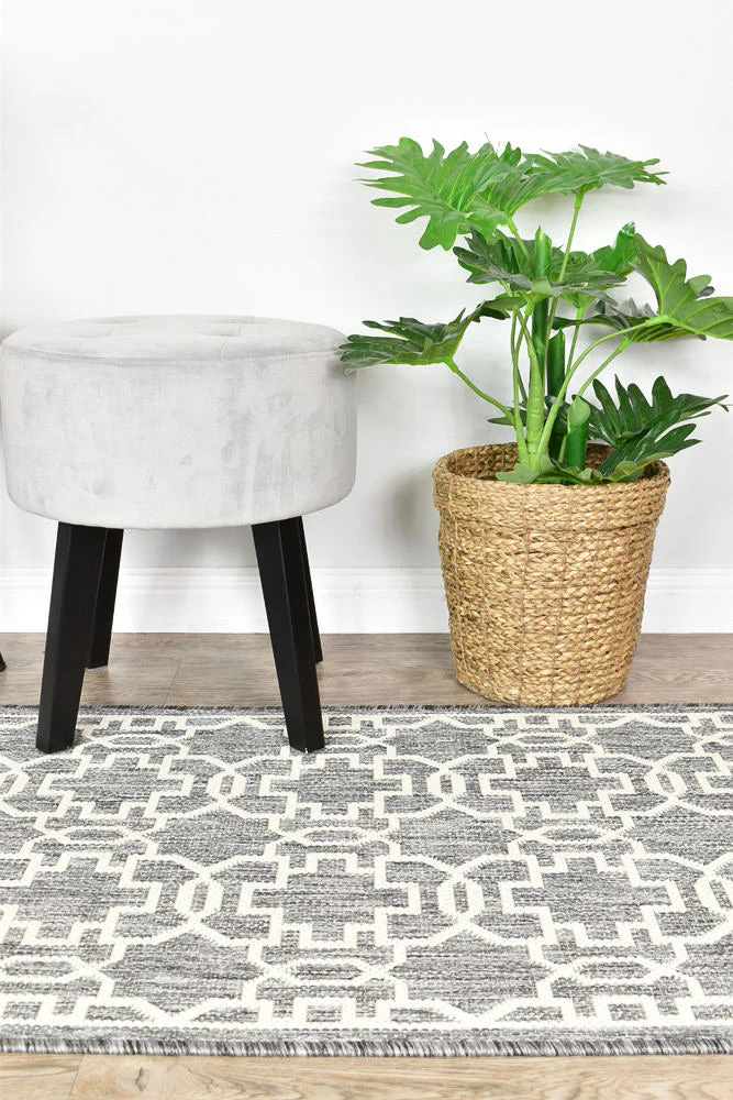 Alaska Indoor Outdoor 08 Grey Cream Rug - Image 18