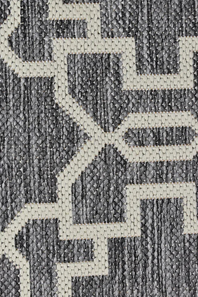 Alaska Indoor Outdoor 08 Grey Cream Rug - Image 8