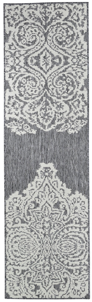 Alaska Indoor Outdoor 05 Grey Cream Rug - Image 12