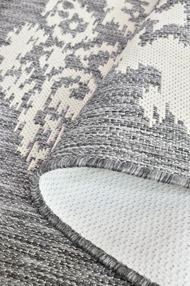 Alaska Indoor Outdoor 05 Grey Cream Rug - Image 6