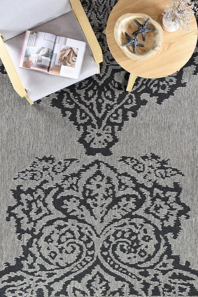 Alaska Indoor Outdoor 05 Brown Black Rug - Image 11