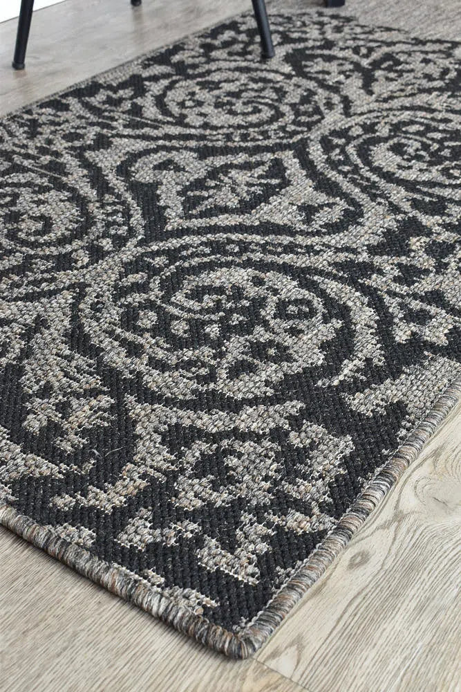 Alaska Indoor Outdoor 05 Brown Black Rug - Image 14