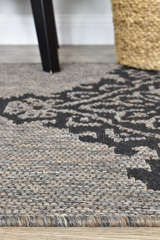 Alaska Indoor Outdoor 05 Brown Black Rug - Image 18
