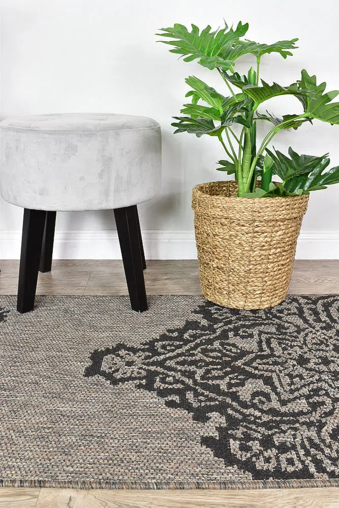 Alaska Indoor Outdoor 05 Brown Black Rug - Image 19