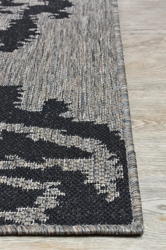 Alaska Indoor Outdoor 05 Brown Black Rug - Image 5