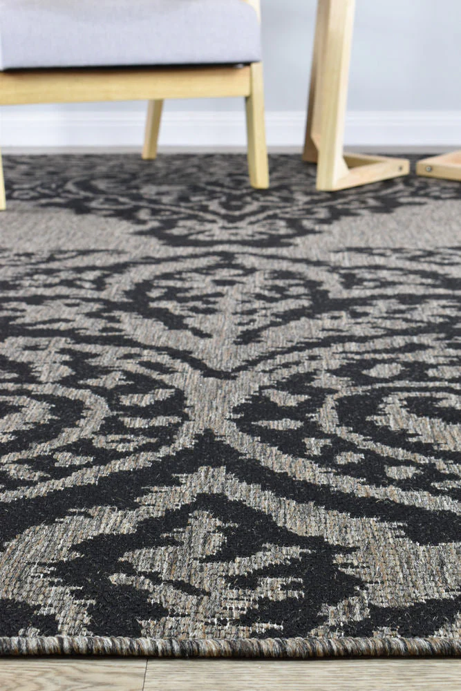 Alaska Indoor Outdoor 05 Brown Black Rug - Image 9
