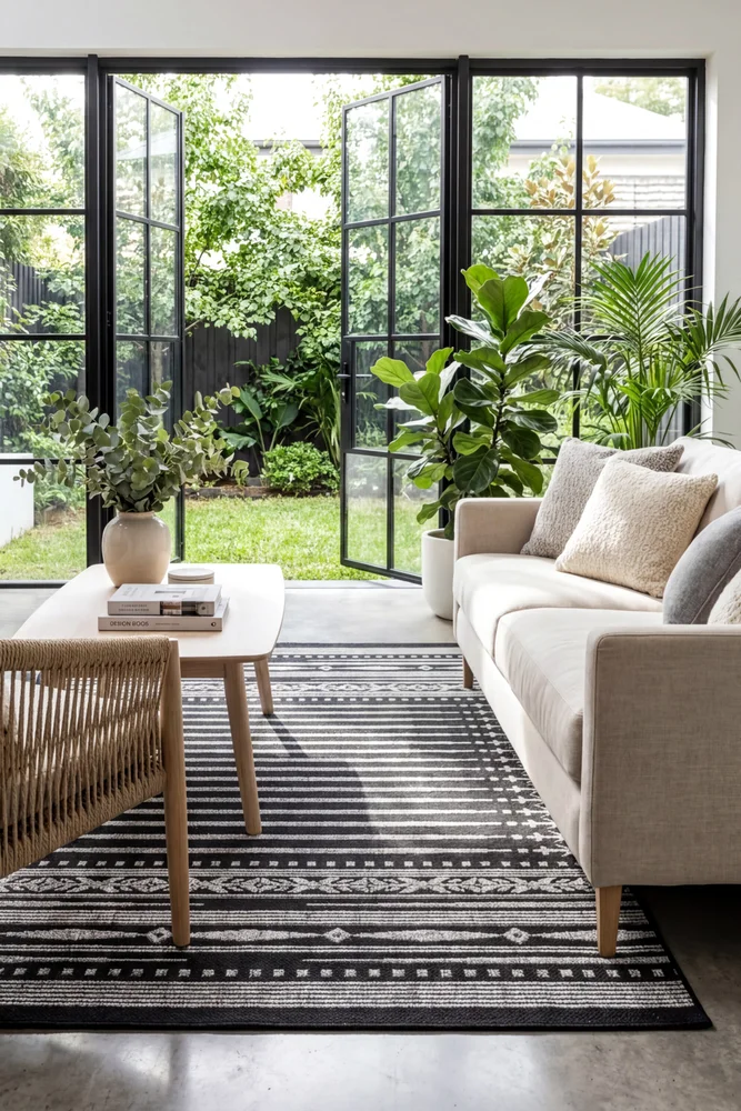 Alaska Indoor Outdoor 09 Dark Grey Rug - Image 3