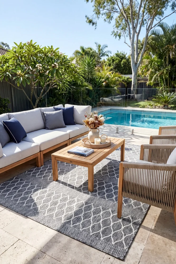 Alaska Indoor Outdoor 26 Grey Rug - Image 2