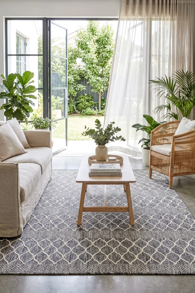 Alaska Indoor Outdoor 26 Grey Rug - Image 3