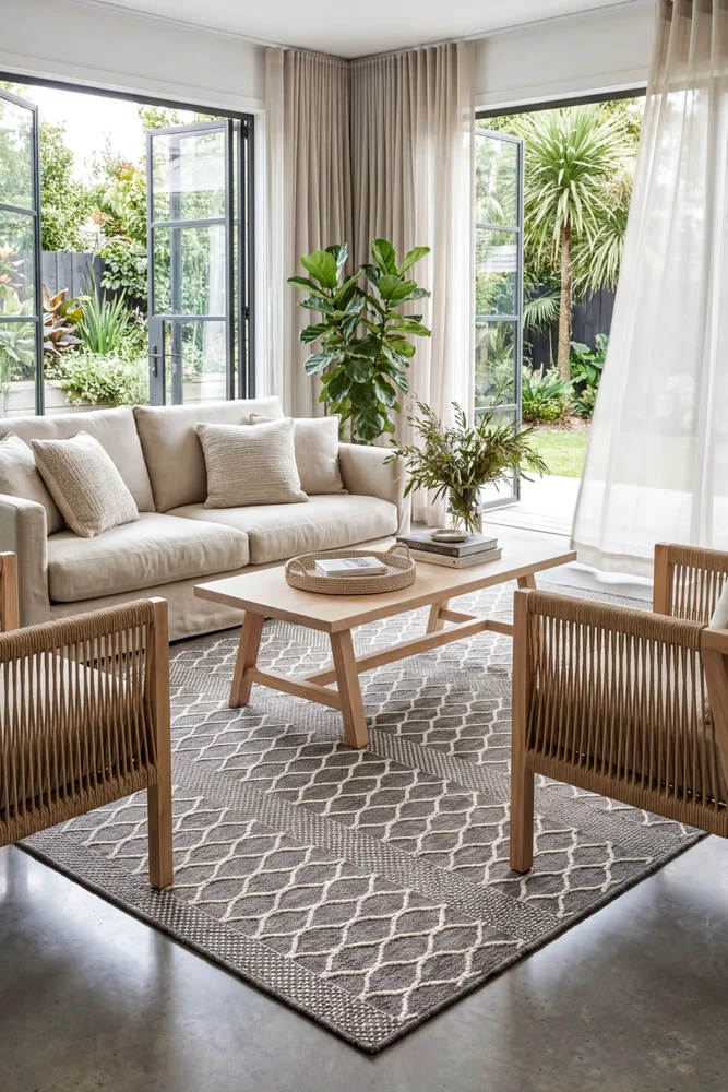 Alaska Indoor Outdoor 26 Beige Rug - Image 3