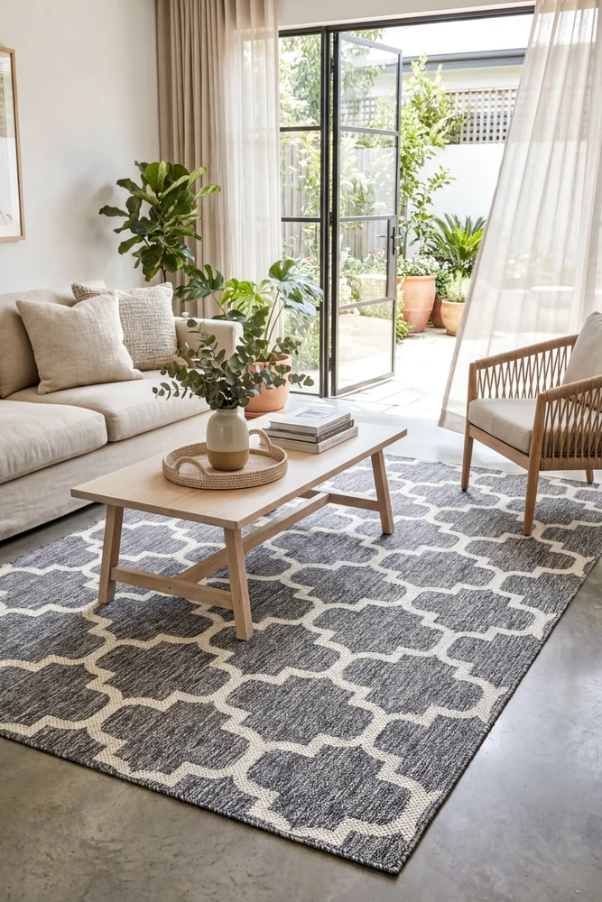 Alaska Indoor Outdoor 68 Light Grey Rug - Image 3