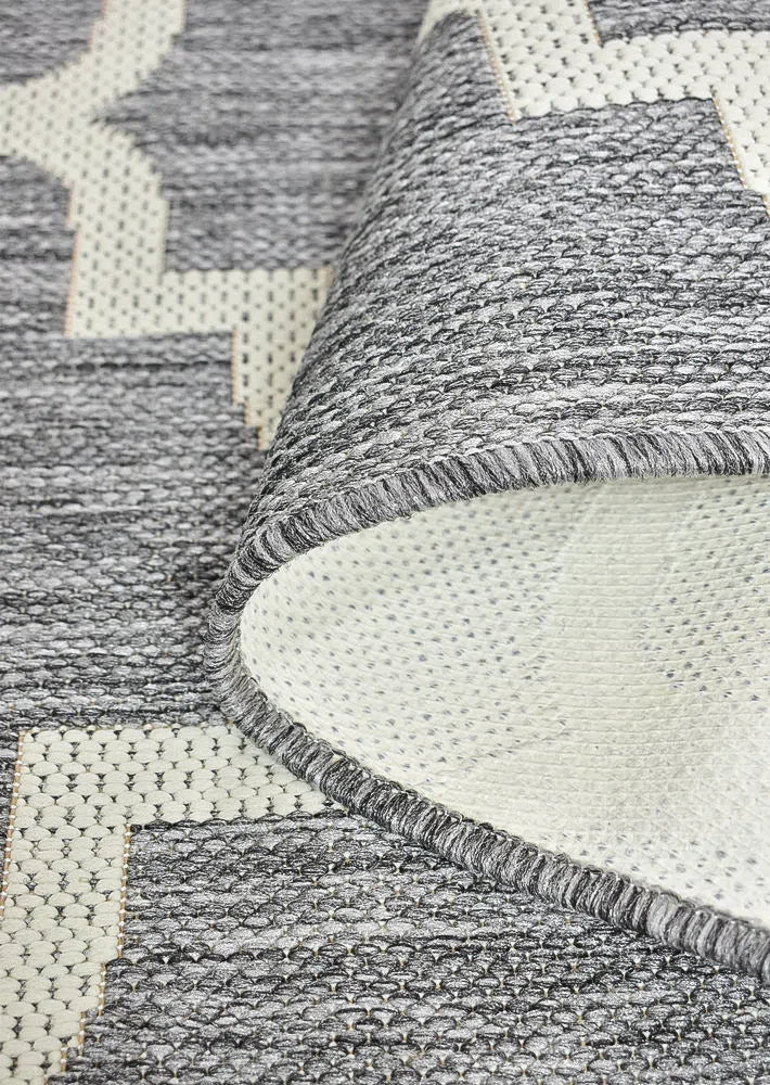 Alaska Indoor Outdoor 68 Light Grey Rug - Image 7