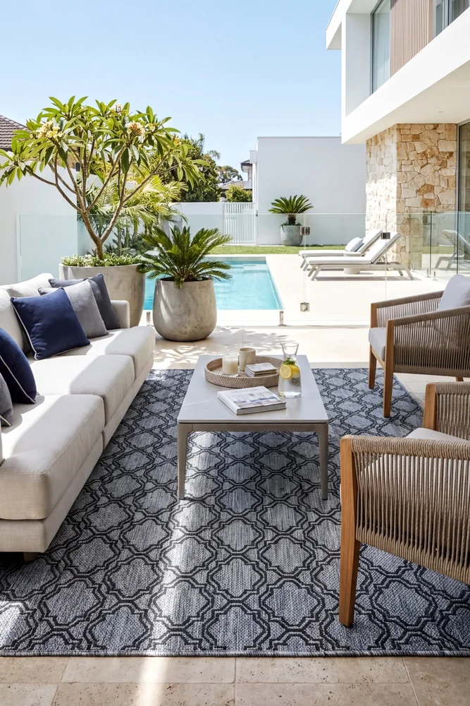 Alaska Indoor Outdoor 92 Grey Rug - Image 2