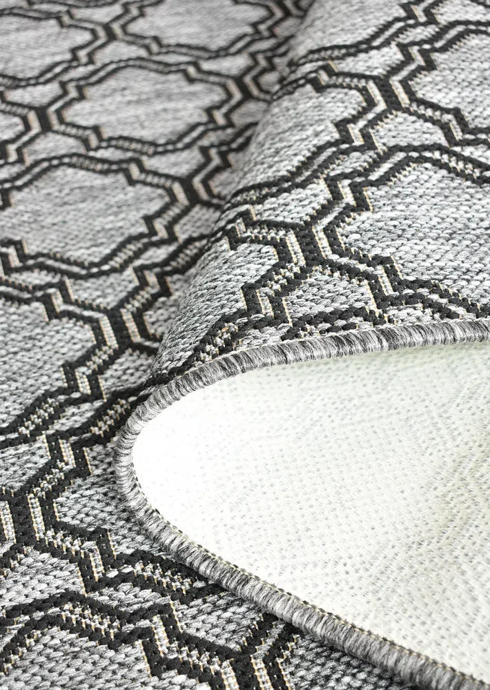 Alaska Indoor Outdoor 92 Grey Rug - Image 6