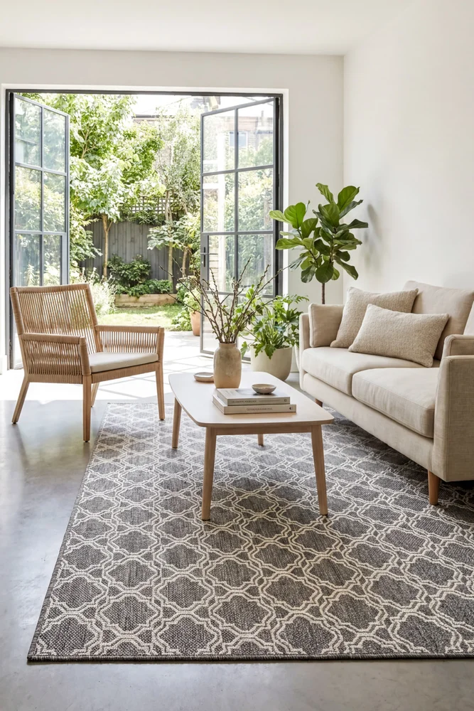 Alaska Indoor Outdoor 92 Beige Rug - Image 3