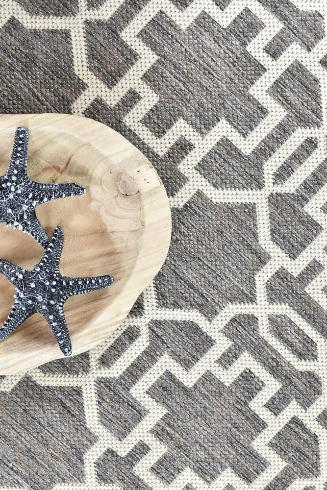 Alaska Indoor Outdoor 08 Brown Cream Rug - Image 10