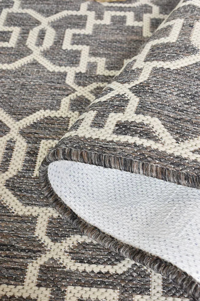 Alaska Indoor Outdoor 08 Brown Cream Rug - Image 15