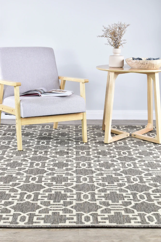 Alaska Indoor Outdoor 08 Brown Cream Rug - Image 4