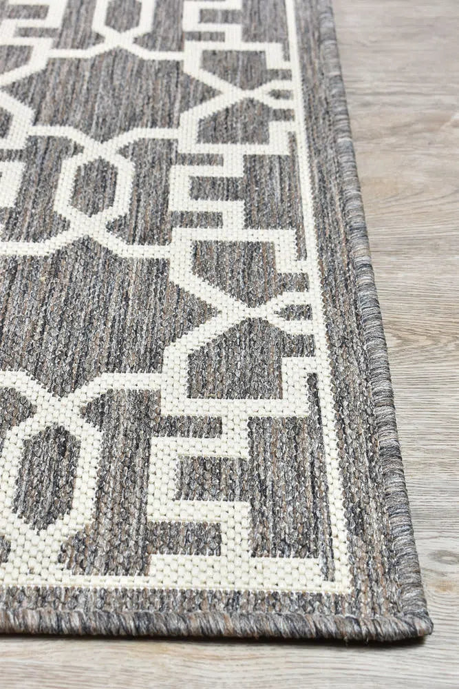 Alaska Indoor Outdoor 08 Brown Cream Rug - Image 5