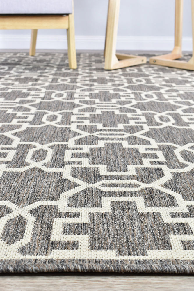 Alaska Indoor Outdoor 08 Brown Cream Rug - Image 6