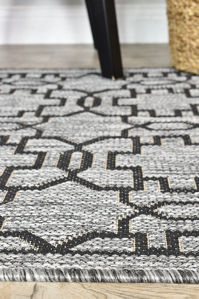 Alaska Indoor Outdoor 08 Grey Black Rug - Image 14