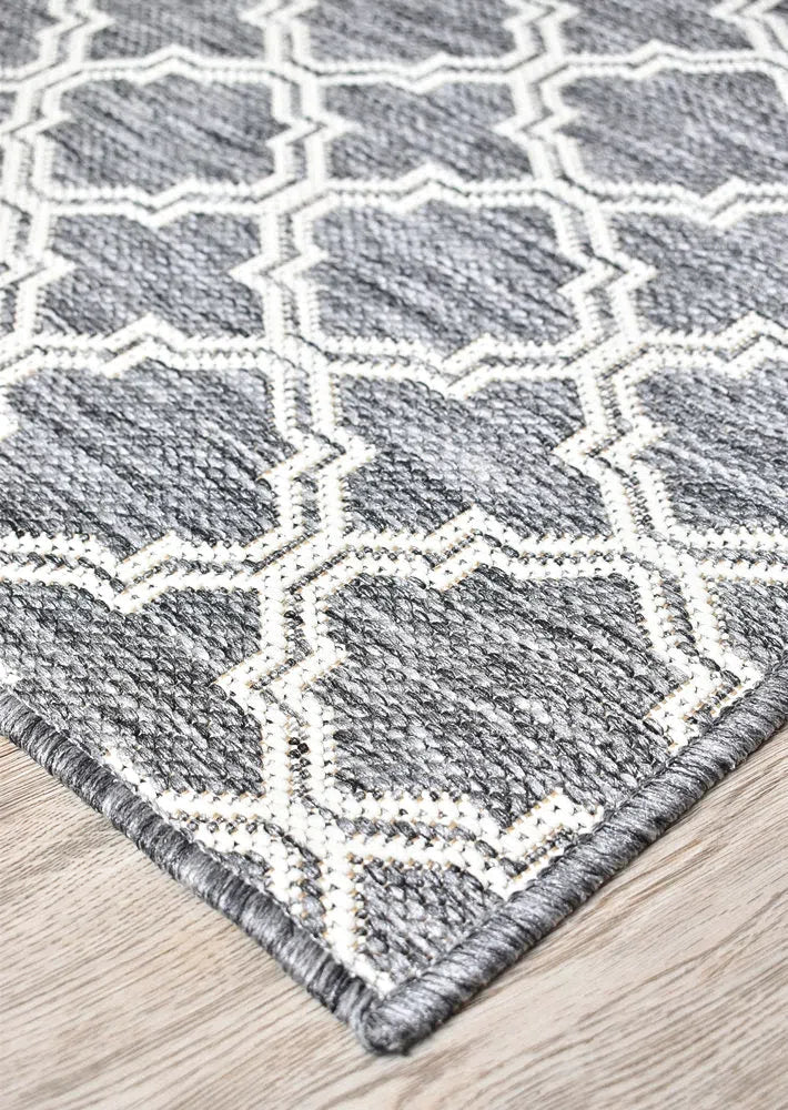 Alaska Indoor Outdoor 92 Light Grey Rug - Image 4