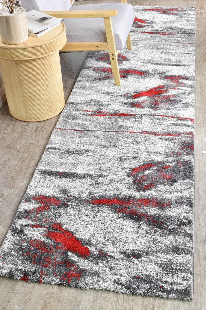 Dahlia 176 Grey Red Rug - Image 20