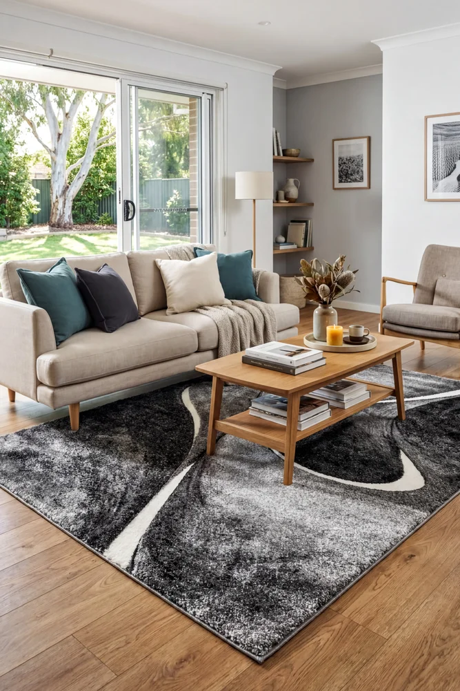 Dahlia 37 Dark Grey Rug - Image 2