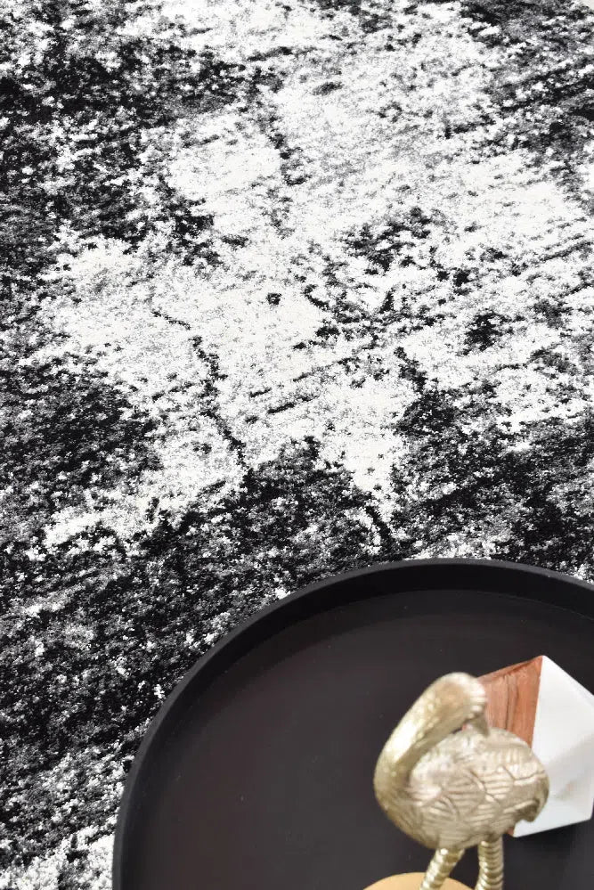 Dahlia 651 Black White Rug - Image 7
