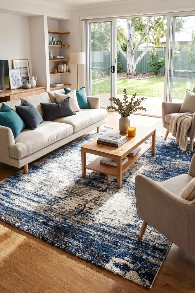 Dahlia 651 Blue Rug - Image 2