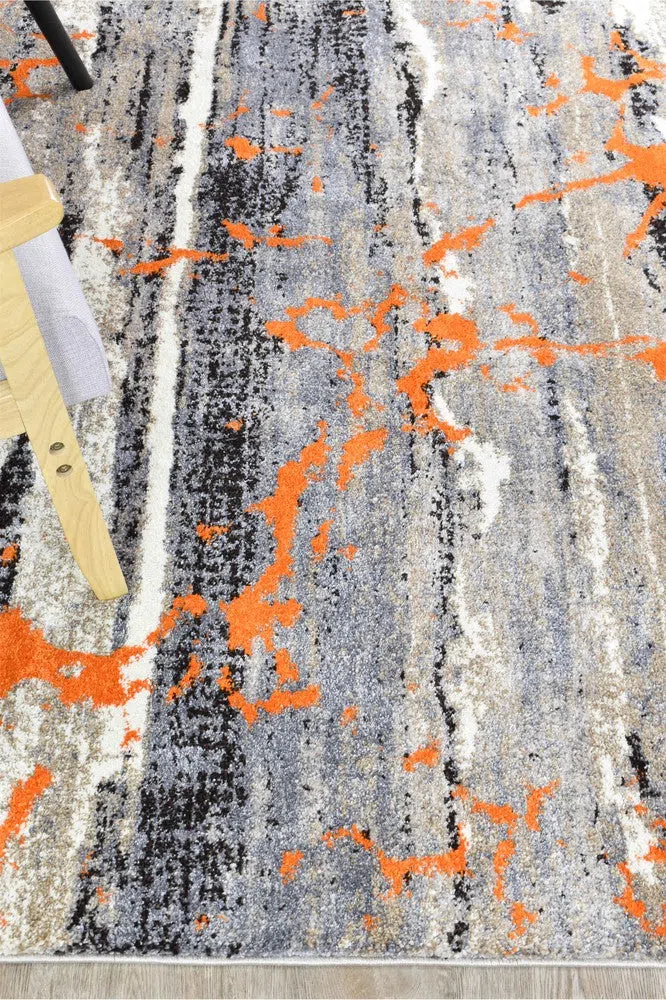 Dahlia 696 Beige Orange Rug - Image 8