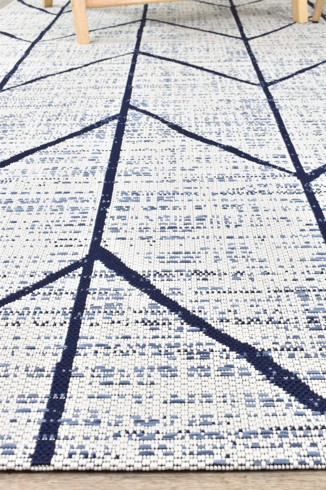 Mirada Cream Blue Outdoor Rug - Image 11