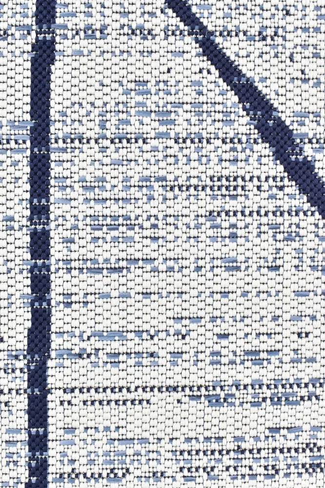 Mirada Cream Blue Outdoor Rug - Image 6