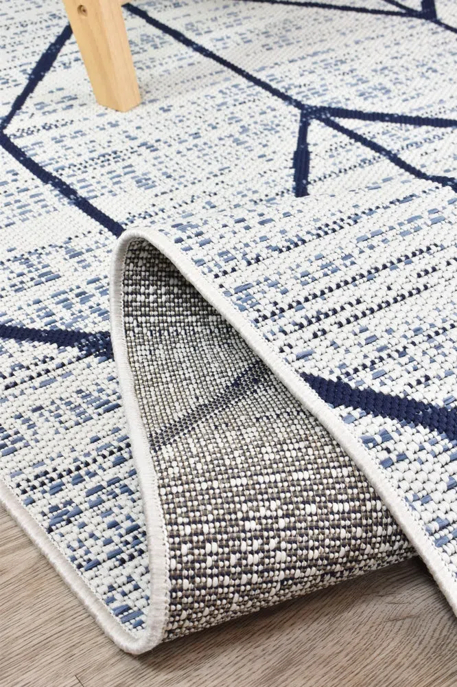 Mirada Cream Blue Outdoor Rug - Image 7
