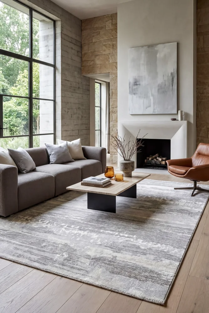 Contemporary Cove Dune Beige Rug - Image 2