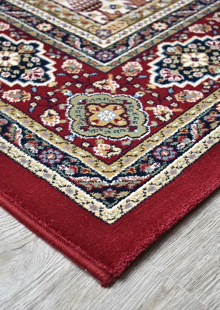 Zeus Red 14 Traditional Rug - Image 4