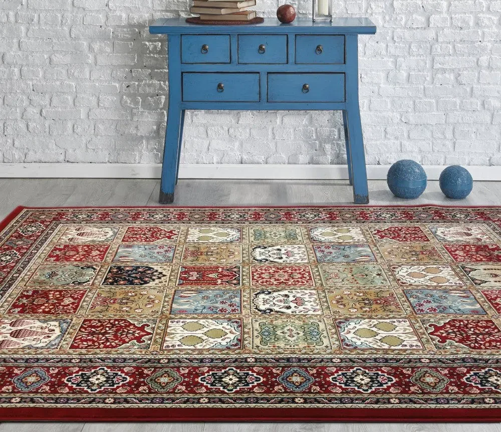Zeus Red 14 Traditional Rug - Image 9