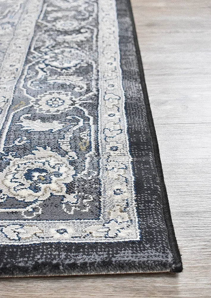 Zeus Blue Medallion Rug - Image 5