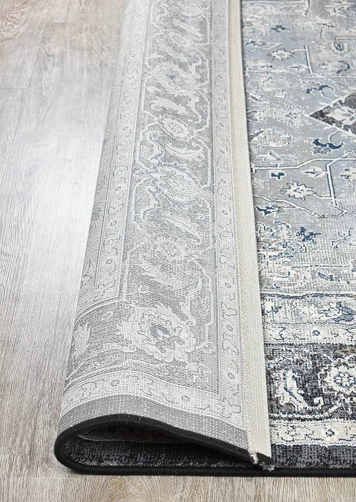 Zeus Blue Medallion Rug - Image 6