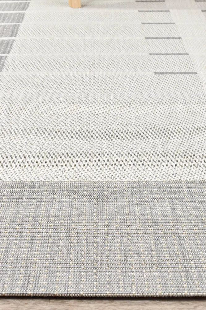 Samba Silver Cream Outdoor Rug - Image 6