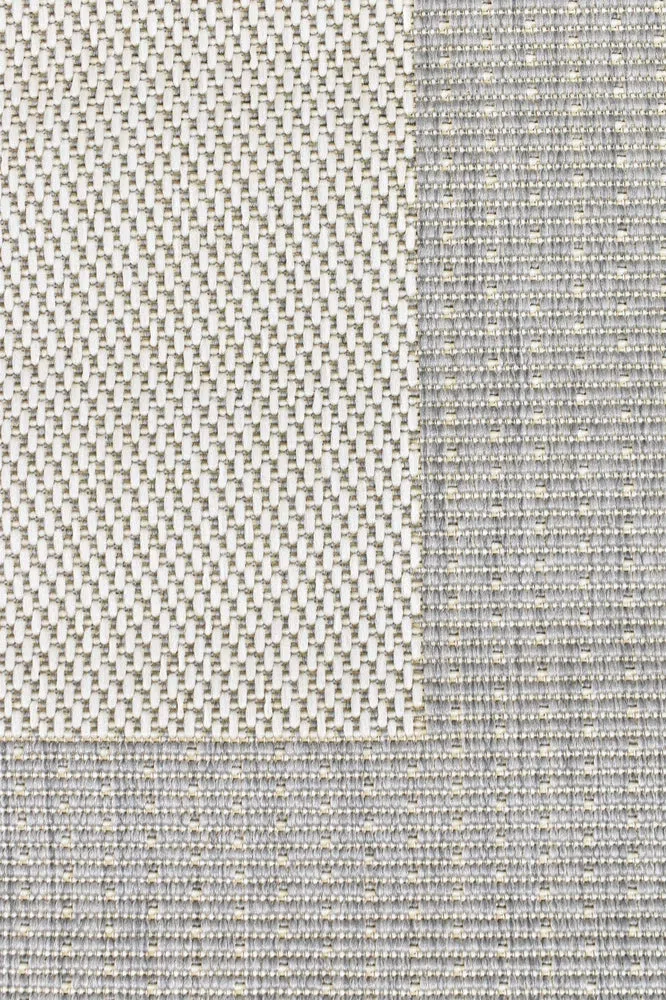 Samba Silver Cream Outdoor Rug - Image 7