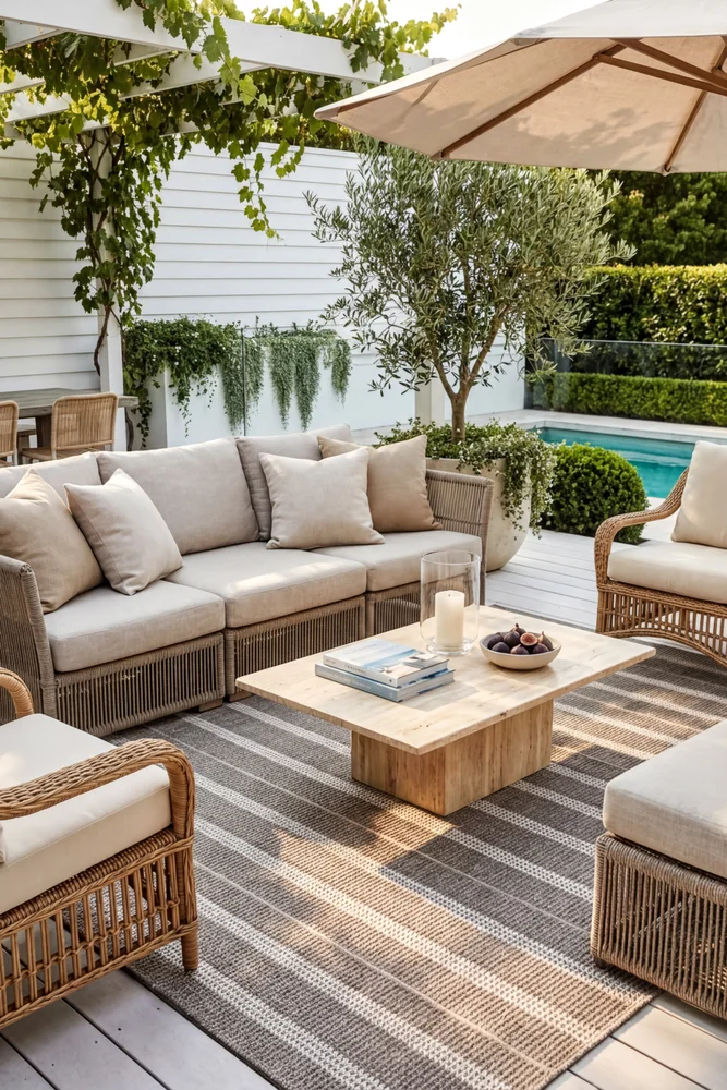 Summer 51 Brown Outdoor Rug - Image 3