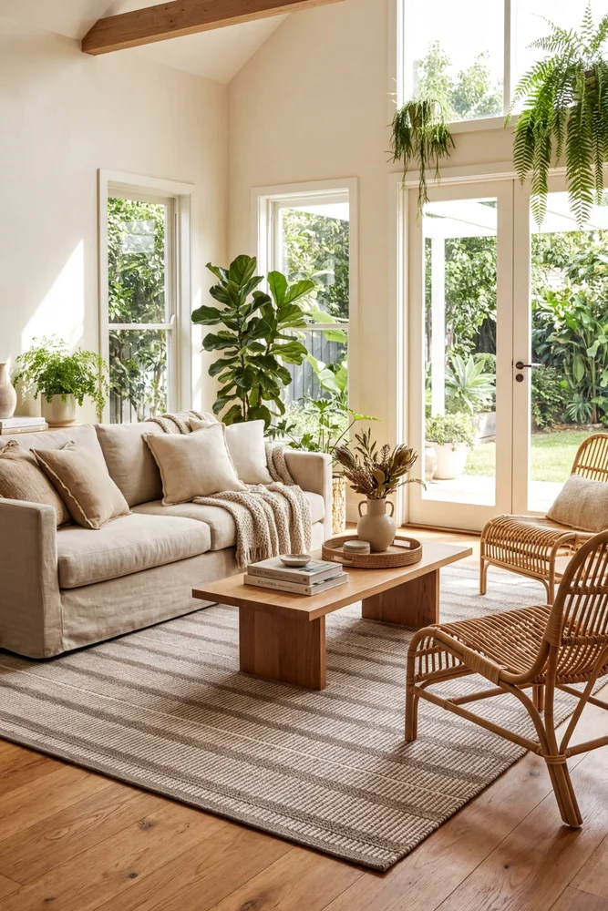 Summer 56 Beige Outdoor Rug - Image 4