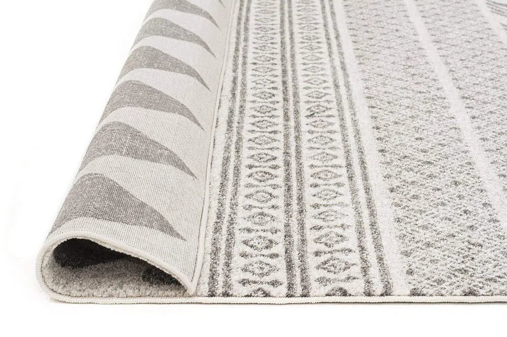 Adani Modern Tribal Design Grey Rug - Image 7