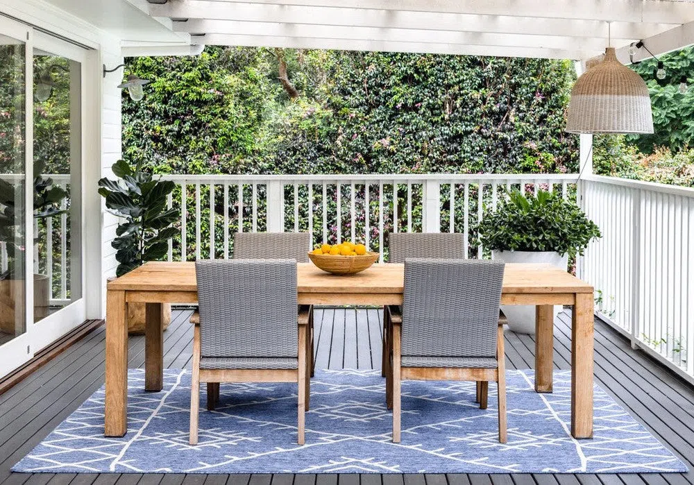 Agatti Blue Outdoor Rug - Image 4