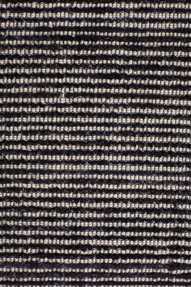 Allure Black Cotton Rayon Rug - Image 7