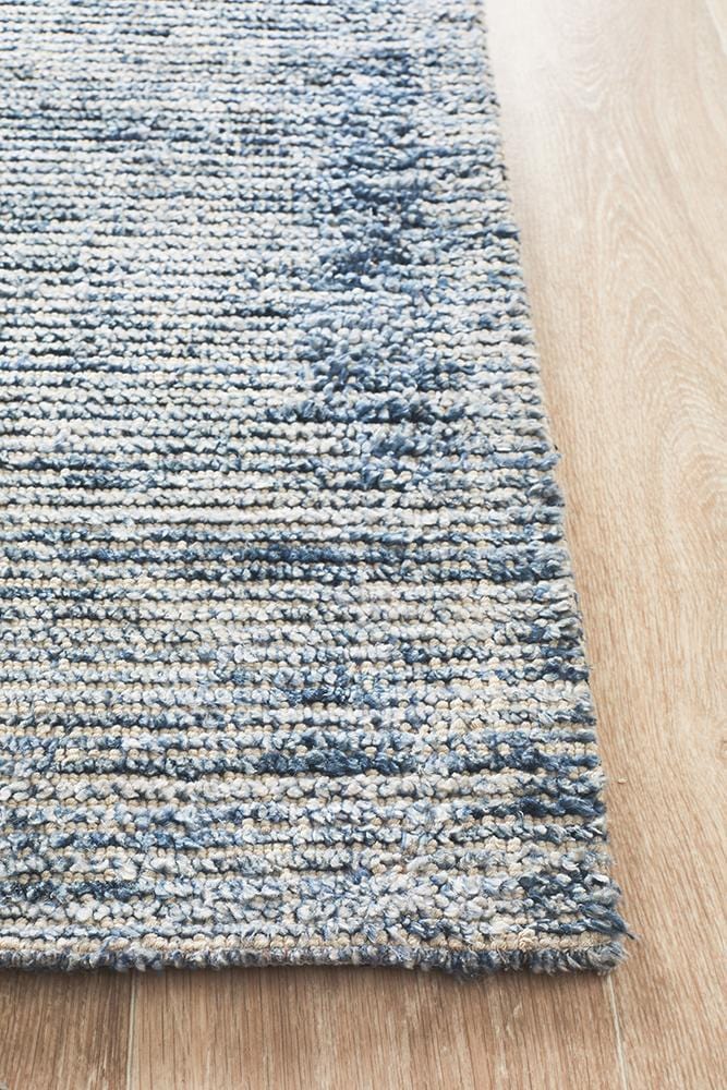 Allure Indigo Cotton Rayon Rug - Image 5
