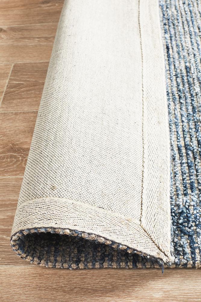 Allure Indigo Cotton Rayon Rug - Image 8